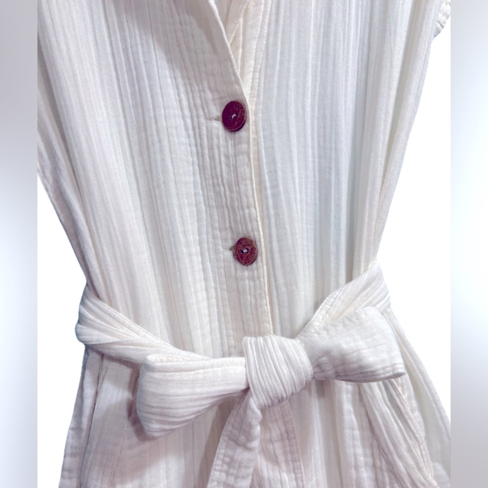 Free People Endless Summer White Cotton
Button Down Midi - Picture 6 of 15